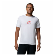 Pánske tričko Columbia Parsons Point™ SS Graphic Tee biela White, Pointed Peaks