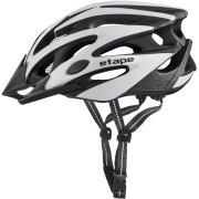 Prilba Etape Biker strieborná Silver/BlackMat