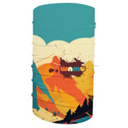 Detská multifunkčná šatka WAMU Mountain Bike oranžová