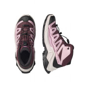 Detské topánky Salomon X Ultra Mid Gtx J Huckleberry-Dawn Pink-Concord Grape