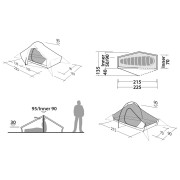 Turistický stan Robens Chaser 1 LW