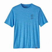 Pánske tričko Patagonia M's Cap Cool Daily Graphic Shirt - Lands modrá