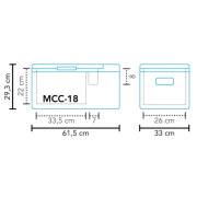 Kompresorová chladnička Mestic Compressor MCC-18 AC/DC