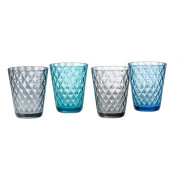 Sada pohárov Brunner Diamond Set modrá/sivá