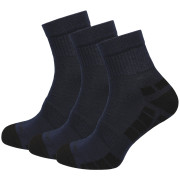 Ponožky MOOA Silver Bamboo Mid 3-pack modrá/čierna Blue/Black