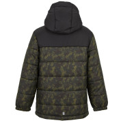 Detská zimná bunda Regatta Lofthouse Black/Distress Camo