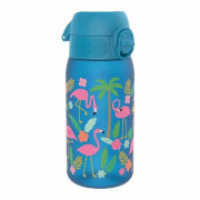 Detská fľaša Ion8 Leak Proof Blue Flamingos 400ml