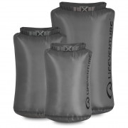 Lodný vak LifeVenture Ultralight Dry Bag Multipack (5L, 10L, 25L) šedá Grey