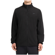 Pánska mikina 4F Fleece M489 čierna Deep Black