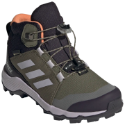 Detské topánky Adidas Terrex Mid Gtx K 2024 tmavozelená OLISTR/SILDAW/AMBTIN