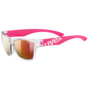 Detské okuliare Uvex Sportstyle 508 ružová Clear Pink/Mir. Red