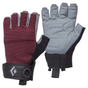 Ferratové rukavice Black Diamond W'S Crag Half-Finger Gloves červená Bordeaux