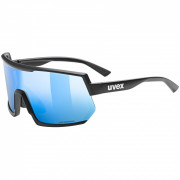 Športové okuliare Uvex Sportstyle 235 P čierna/modrá Black Mat / Mirror Blue