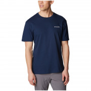 Pánske tričko Columbia North Cascades™ Short Sleeve Tee modrá Collegiate Navy, CSC Retro Box Graphic