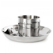 Jedálenský set GSI Outdoors Glacier Stainless 1 Person Set
