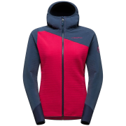 Dámska flísová bunda La Sportiva Bristen Thermal Hoody W ružová/sivá Azalea/Night Sky