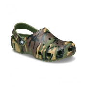 Detské papuče Crocs Classic Camouflage Clog Army Green/Multi zelená Army Green/Multi