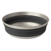 Skladacia miska Sea to Summit Detour Stainless Steel Collapsible Bowl M sivá Beluga Black