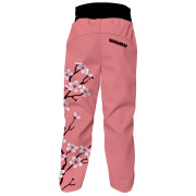 Detské softshellové nohavice WAMU Pink