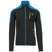 Pánska mikina Karpos Puez Fleece čierna/modrá Black/Blue Jewel