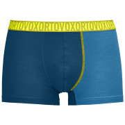 Pánske boxerky Ortovox 150 Essential Trunks M modrá/žlutá Petrol Blue