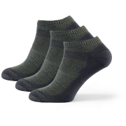 Ponožky Zulu Merino Summer 3-pack zelená dark green