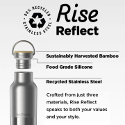 Termoska Klean Kanteen Rise Reflect 16oz (w/ Bamboo Cap)