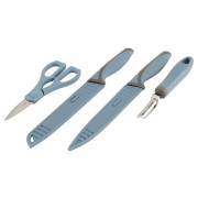 Sada nožov Outwell Chena Knife Set Peeler Scissor modrá/sivá