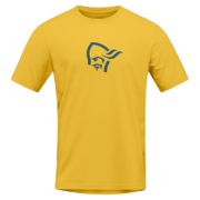 Pánske tričko Norrona 29 cotton viking T-shirt žltá Calendula