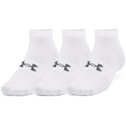 Sada ponožiek Under Armour Essential Low Cut 3pk biela White / White / Pitch Gray