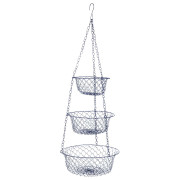 Organizér Bo-Camp Hanging baskets 3-level modrá metal blue