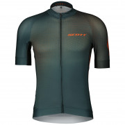 Pánsky cyklistický dres Scott RC Pro SS zelená/oranžová
