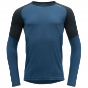 Pánske funkčné tričko Devold Jakta Merino 200 Shirt modrá