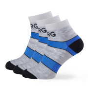 Pánske ponožky Warg Trail Low Wool 3-pack sivá/modrá SvSedaCernoModraCerna