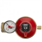 Regulátor tlaku Gimeg Regulátor tlaku plynu s barometrem a tlakovou pojistkou Gimeg 30 Mbar Kombi se závitem 1/4"