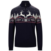 Dámsky sveter Dale of Norway Dale Christmas Fem Sweater tmavomodrá/biela Navy Offwhite Redrose