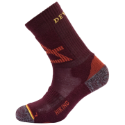 Dámske ponožky Devold Hiking Medium Woman Sock červená BEETROOT