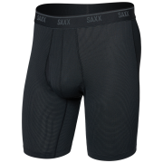 Pánske boxerky Saxx Quest Quick-Dry Mesh Long Boxer Brf Fly čierna black