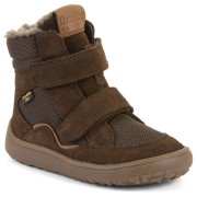 Detské zimné topánky Froddo Barefoot Tex Winter Dark Brown tmavohnedá dark brown