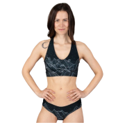 Športová podprsenka Drexiss Diamond Beach Black čierna/biela