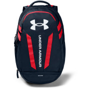 Batoh Under Armour Hustle 5.0 Backpack modrá Academy / Red / White