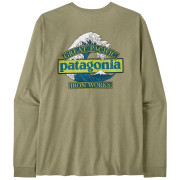 Pánske tričko Patagonia Long-Sleeved Great Waves Responsibili-Tee
