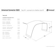 Prístavok ku stanu Outwell Universal Connector M