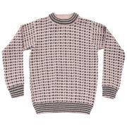 Sveter Devold Original Islender Wool Sweater ružová/sivá CHALK PINK/ANTHRACITE
