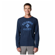 Pánske tričko Columbia Rockaway River™ Graphic Ls Tee tmavomodrá Coll Navy, Athletic Arch