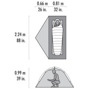Ultraľahký stan MSR Hubba Hubba HD 1P