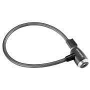 Zámok na bicykel Kryptonite KryptoFlex 1265 Key Cable čierna Black