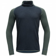 Pánske funkčné tričko Devold Kvitegga Merino 230 H. Neck modrá/zelená