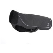 Pláštenka pre psa Mountain Paws Fleece-Lined Dog Raincoat čierna Black