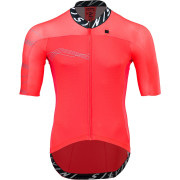 Pánsky cyklistický dres Silvini Stelvio strieborná/červená RubyBlack